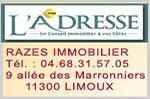 L'adresse agence immobilière à Limoux