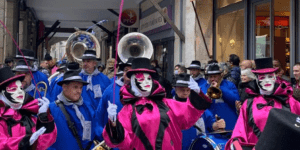 carnaval de limoux musiciens et pierrots